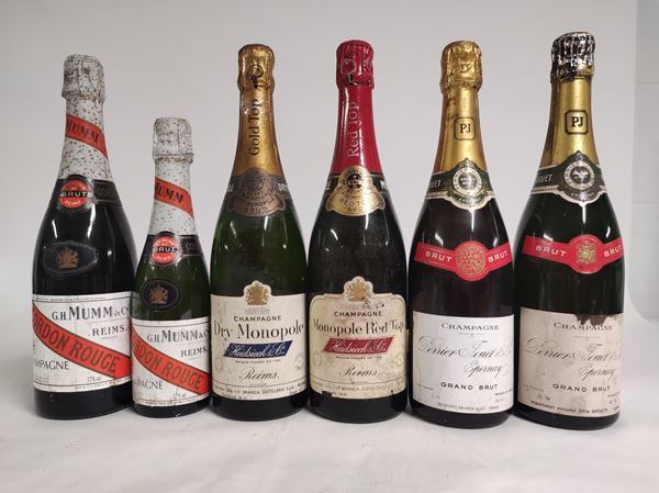 G.H.Mumm, Heidsieck, Perrier Jouet, Champagne