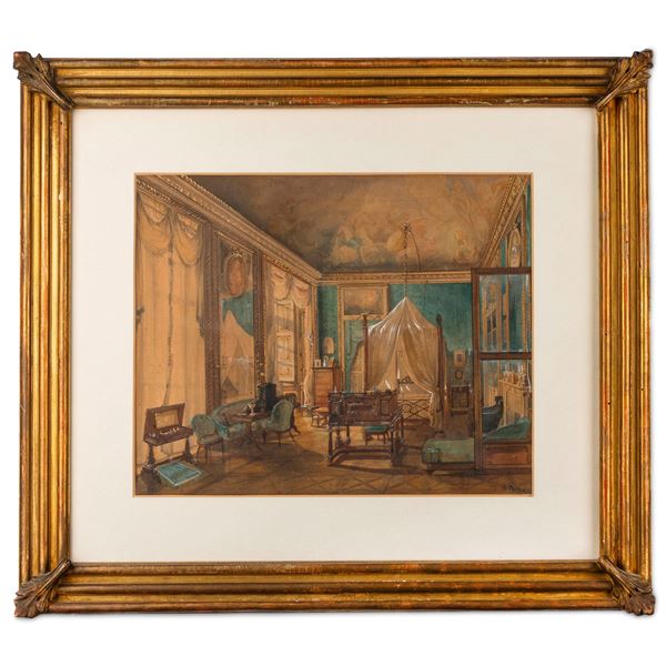 La camera da letto di Carlo Alberto a Oporto