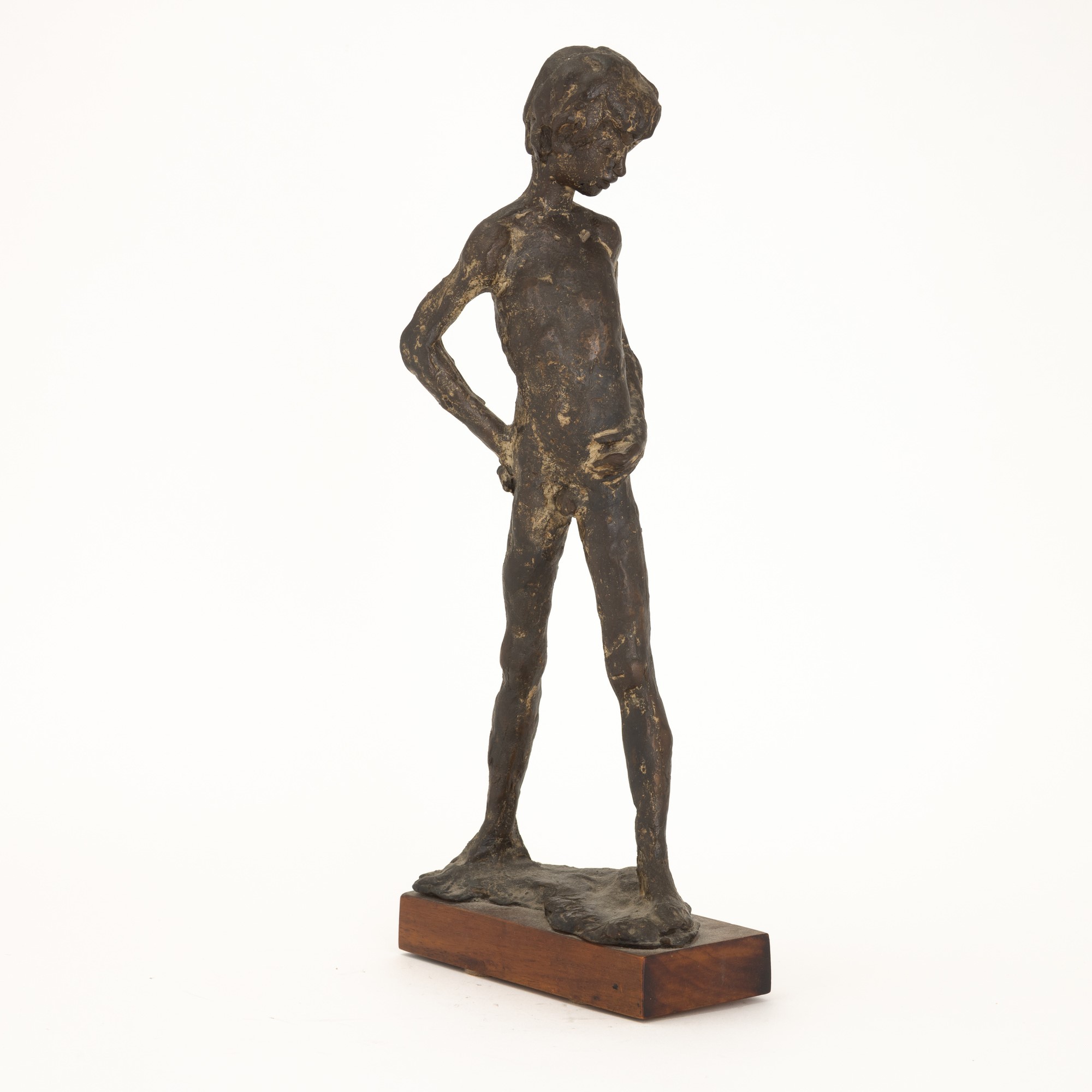 Augusto Murer - Giovinetto - Scultura in bronzo