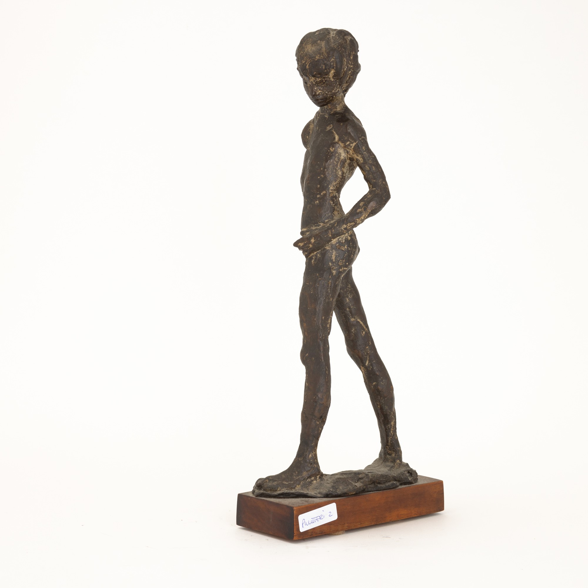 Augusto Murer - Giovinetto - Scultura in bronzo