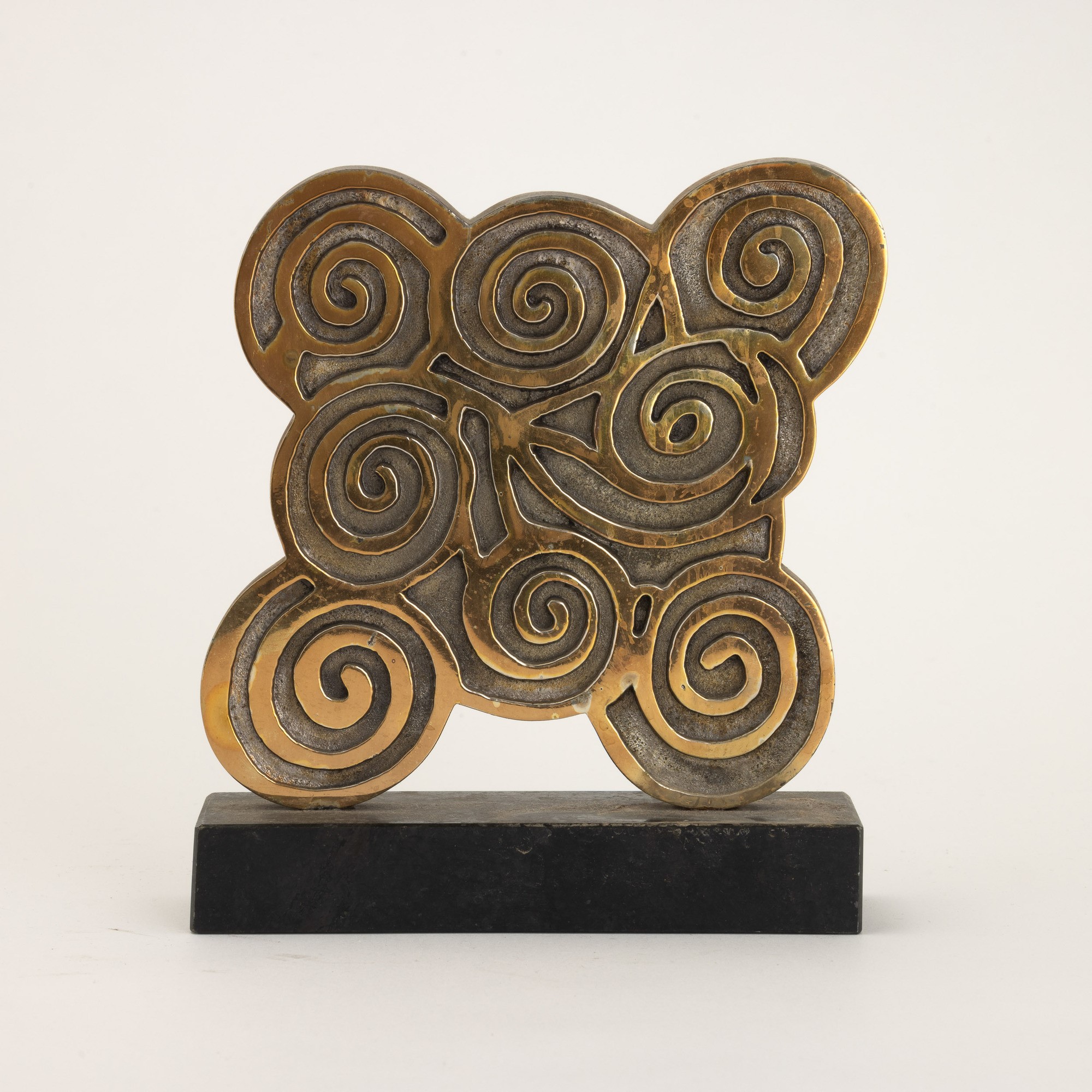 Pietro Consagra - Scultura in bronzo dorato