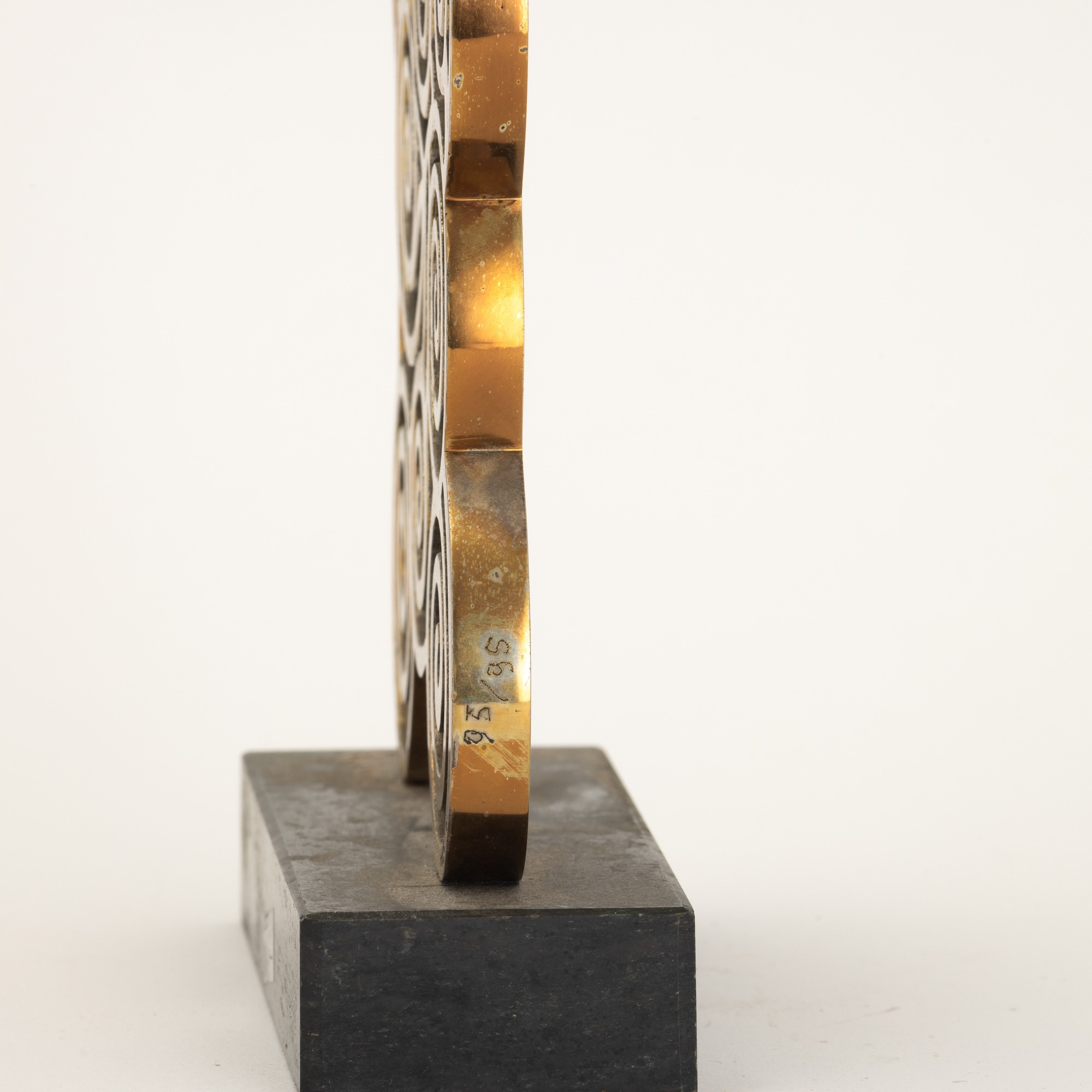 Pietro Consagra - Scultura in bronzo dorato