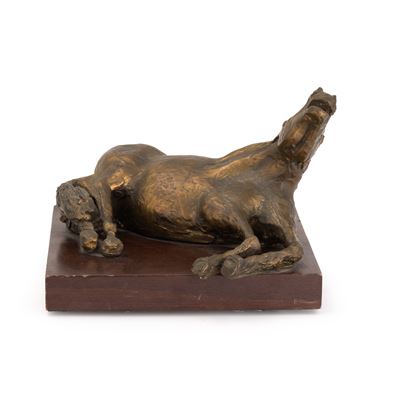 Cavallo, scultura in bronzo