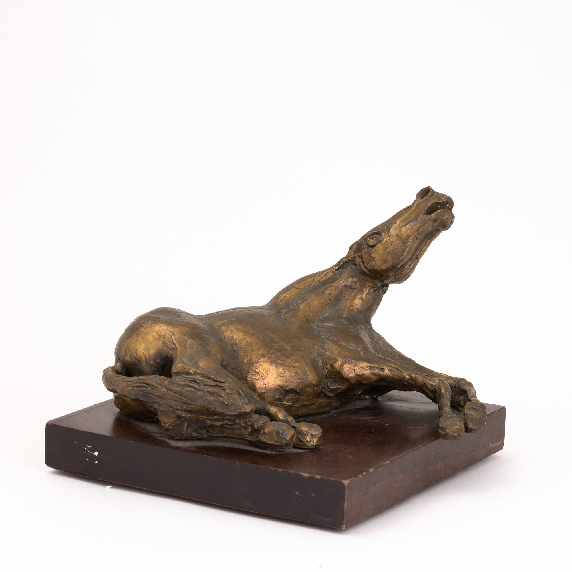 Bruno Cassinari - Cavallo, scultura in bronzo