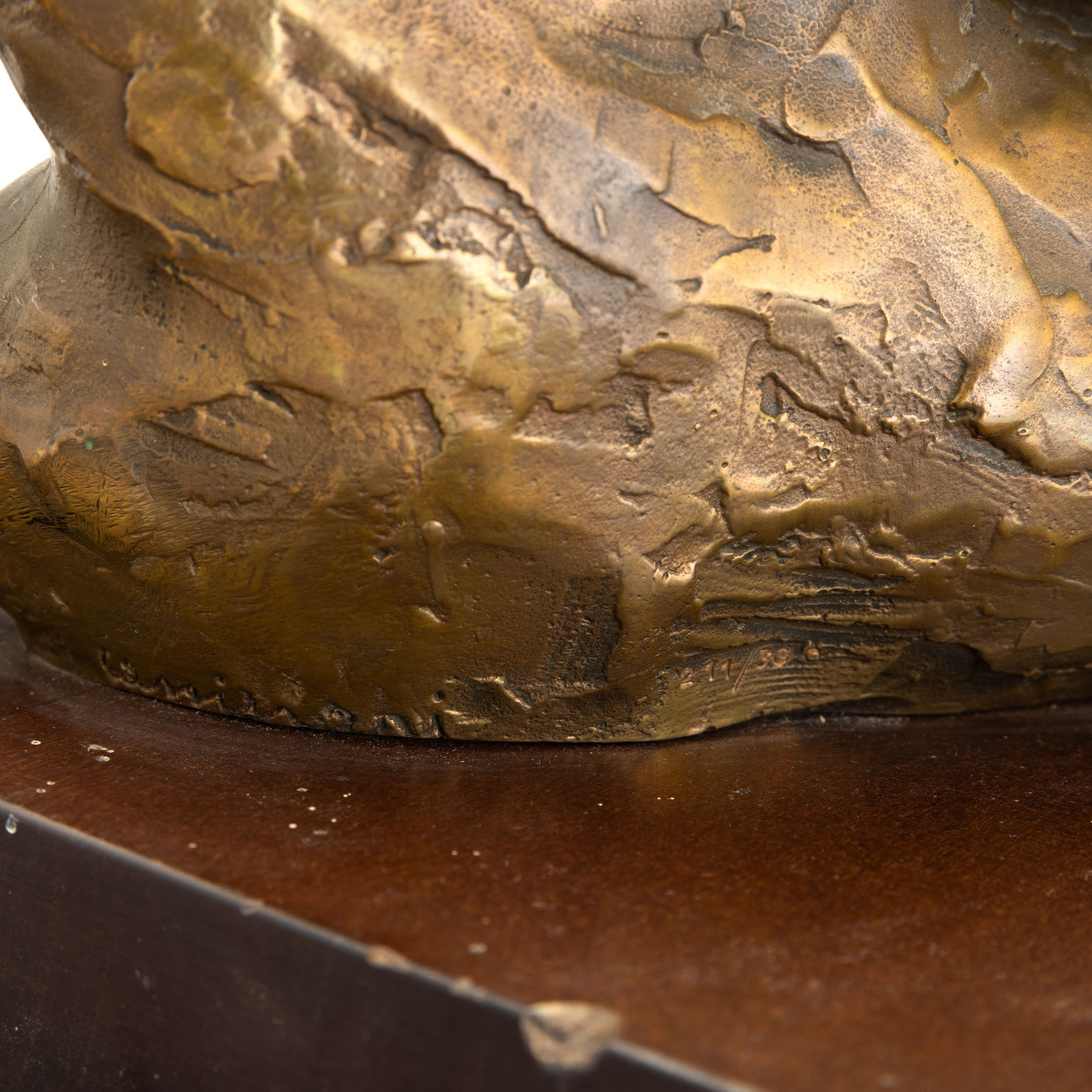 Bruno Cassinari - Cavallo, scultura in bronzo