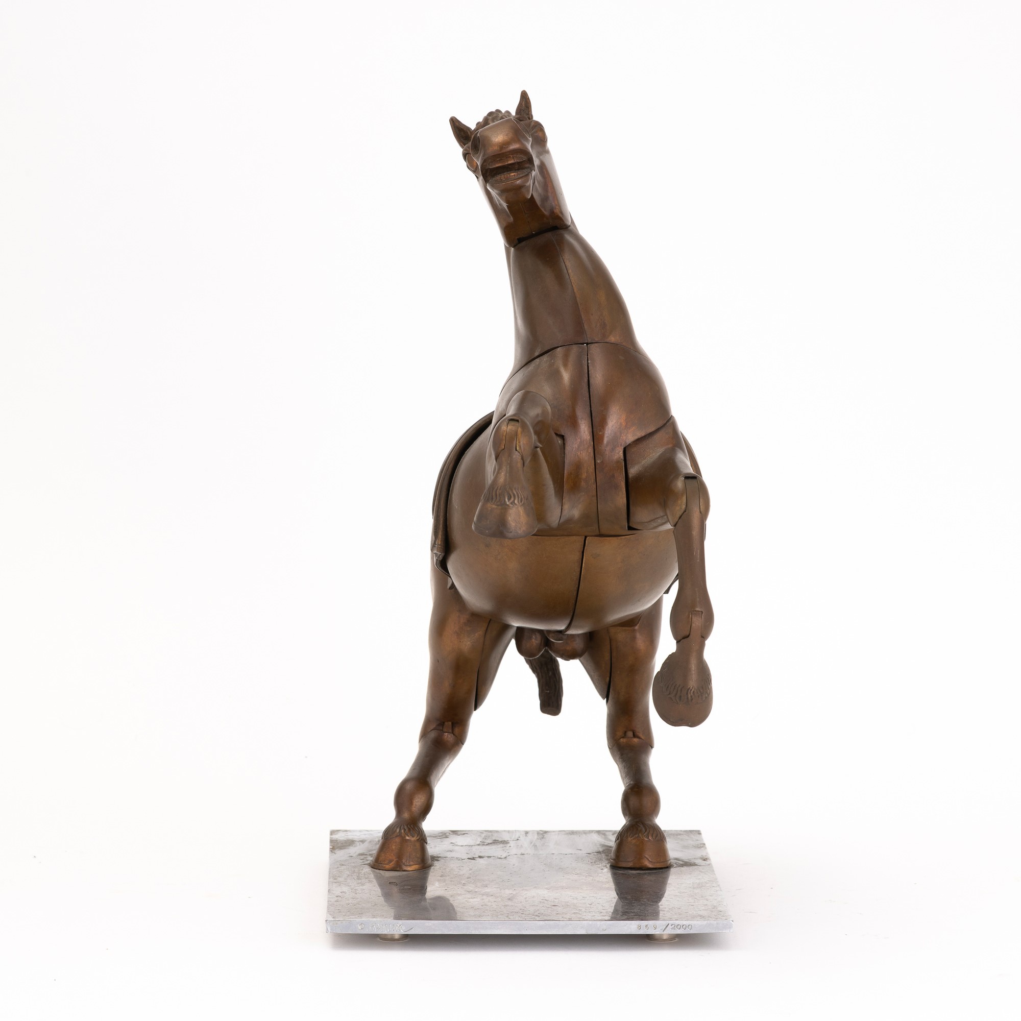 Miguel Berrocal - Caballo casinaide - Scultura in bronzo