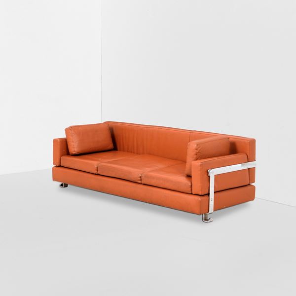 Luigi Caccia Dominioni - Divano mod. Fasce cromate