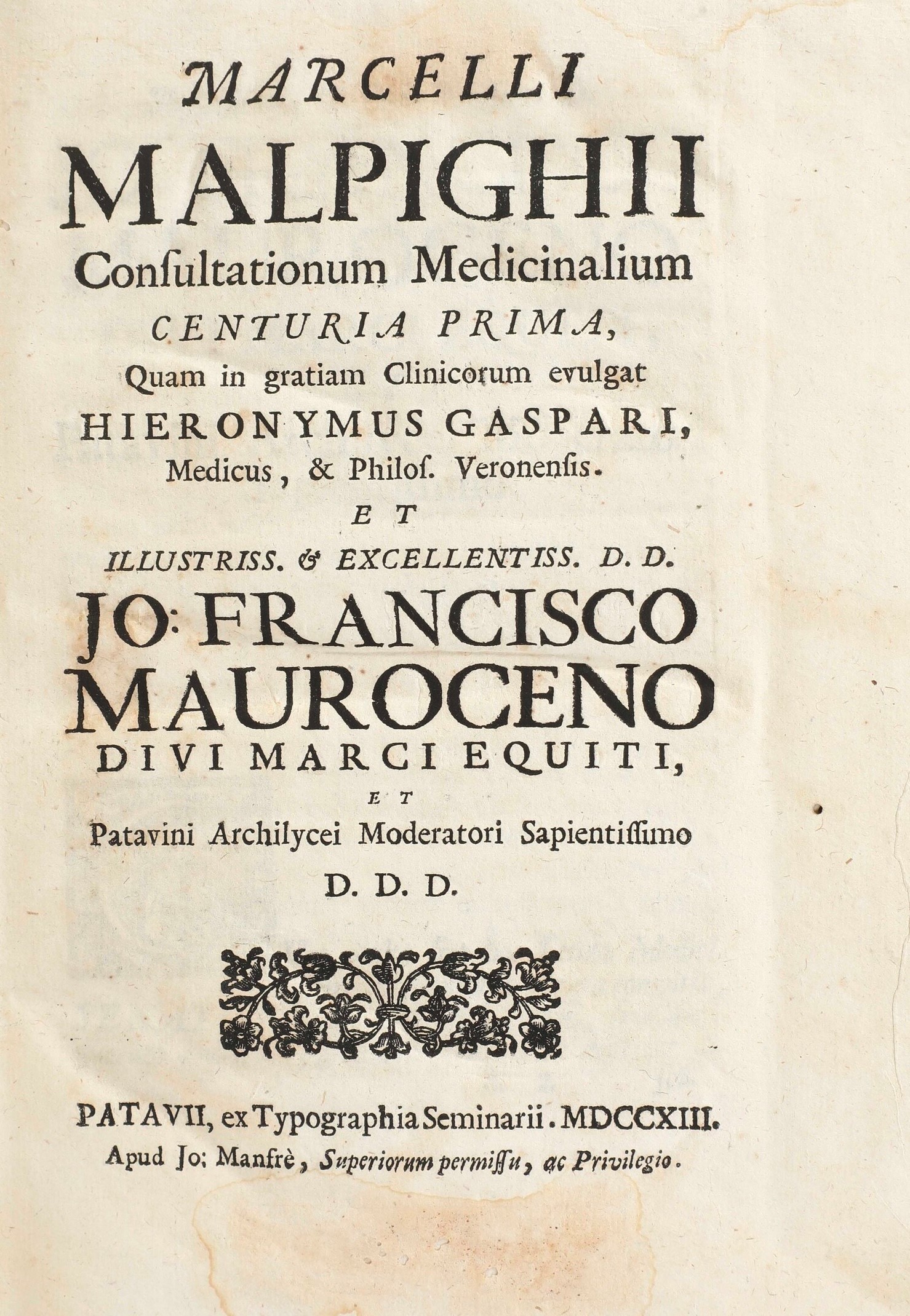 Haller Alberto - Hermanni Boerhaave Methodus Studi Medici, Venezia, Ex Tipografia Remondiniana, 1...