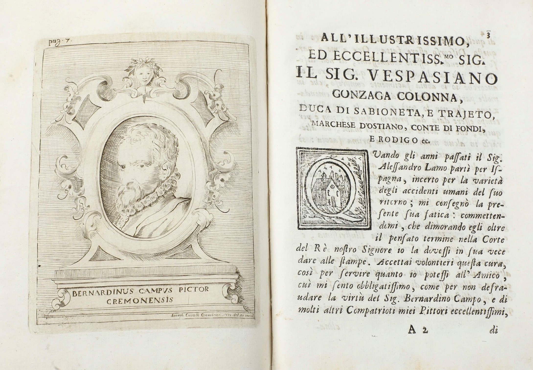 Zaist Giambattista (1700-1757) Notizie Istoria dei Pittori, Scultori e Architetti Cremonesi... Op...