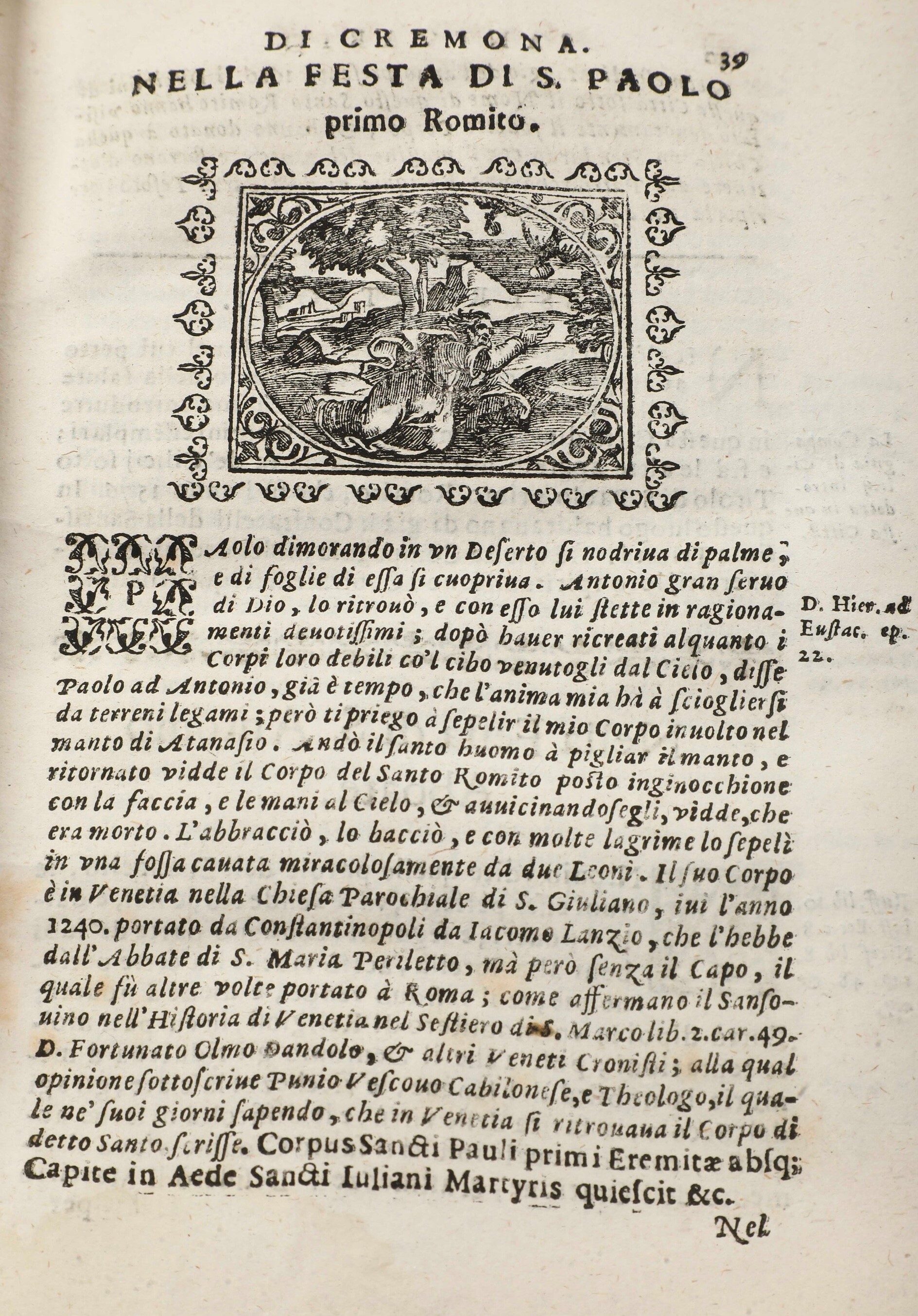 Merula Pellegrino (1595-1665) Santuario di Cremona nel Quale Si Contengono Non Solo le Vite dei S...