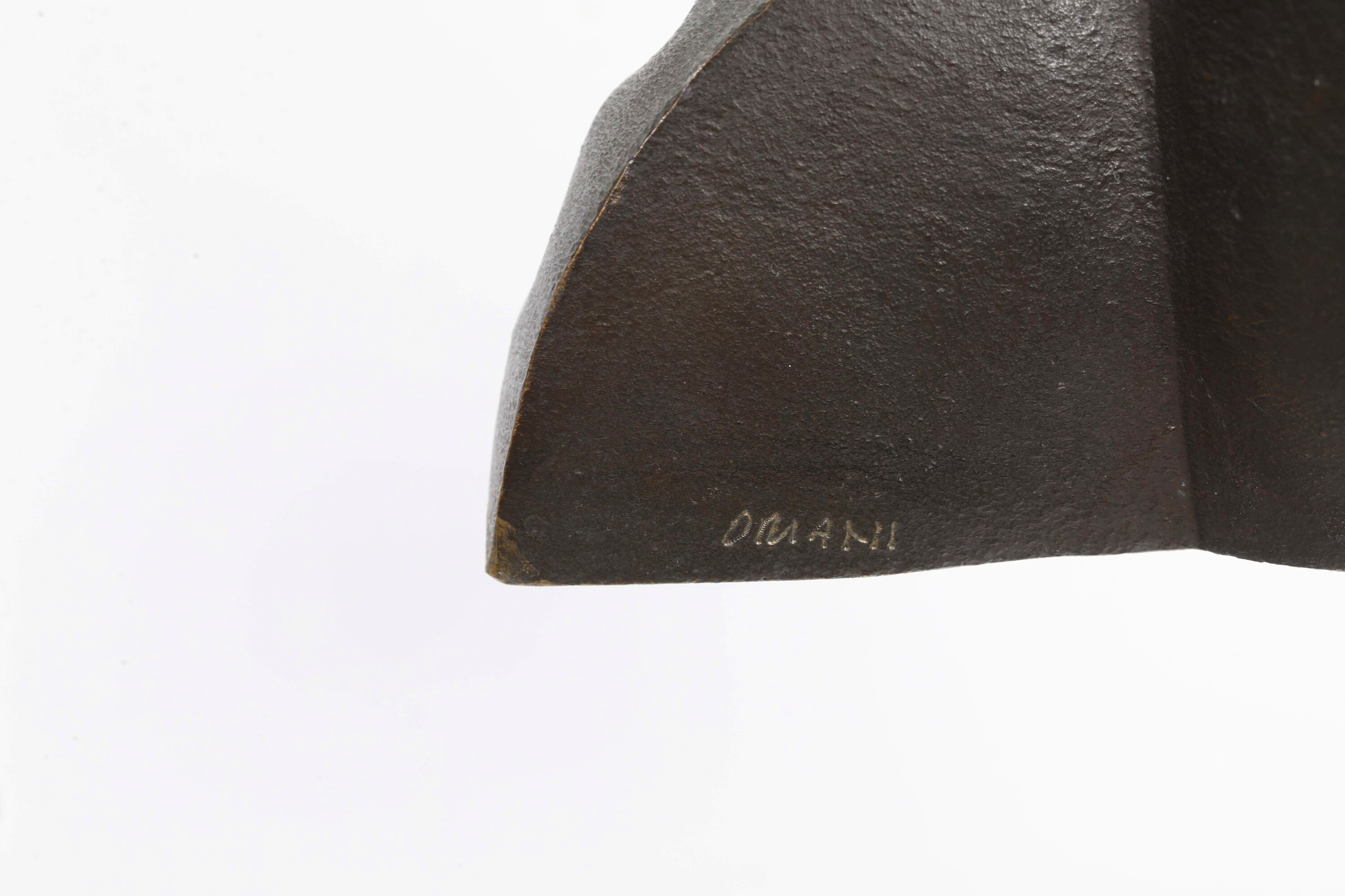 Pippo Oriani - Colomba futurista, scultura in bronzo patinato