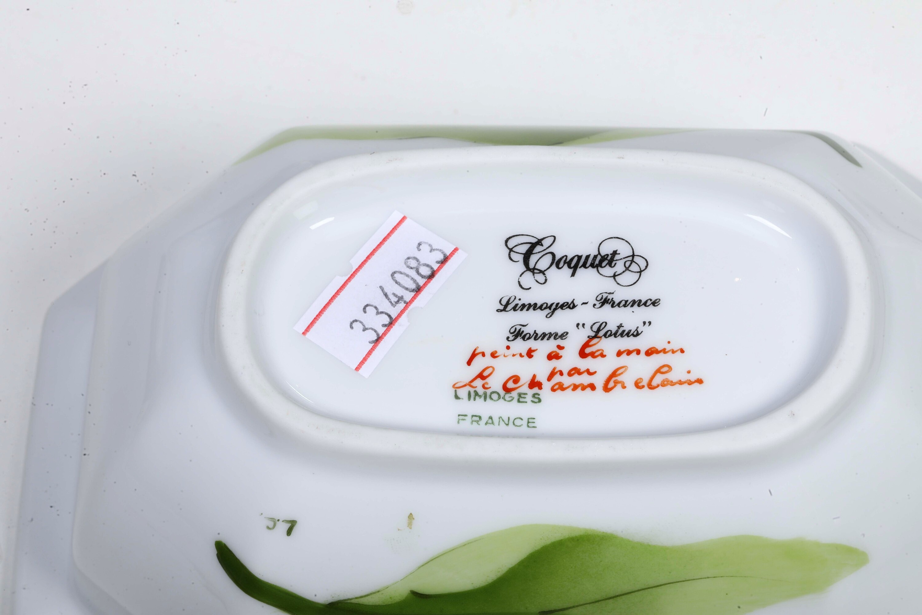 Servizio da Tavola Francia, Limoges, Manifattura Coquet, 1970 Circa Pittura: Parigi, Atelier di l...