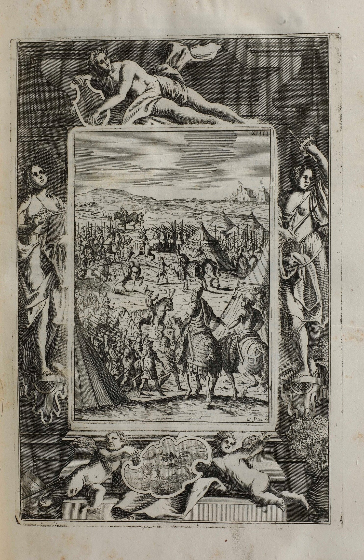 Ariosto Ludovico (1474-1533) Orlando Furioso..in Venezia, nella Stamperia di Stefano Orlandini, 1...