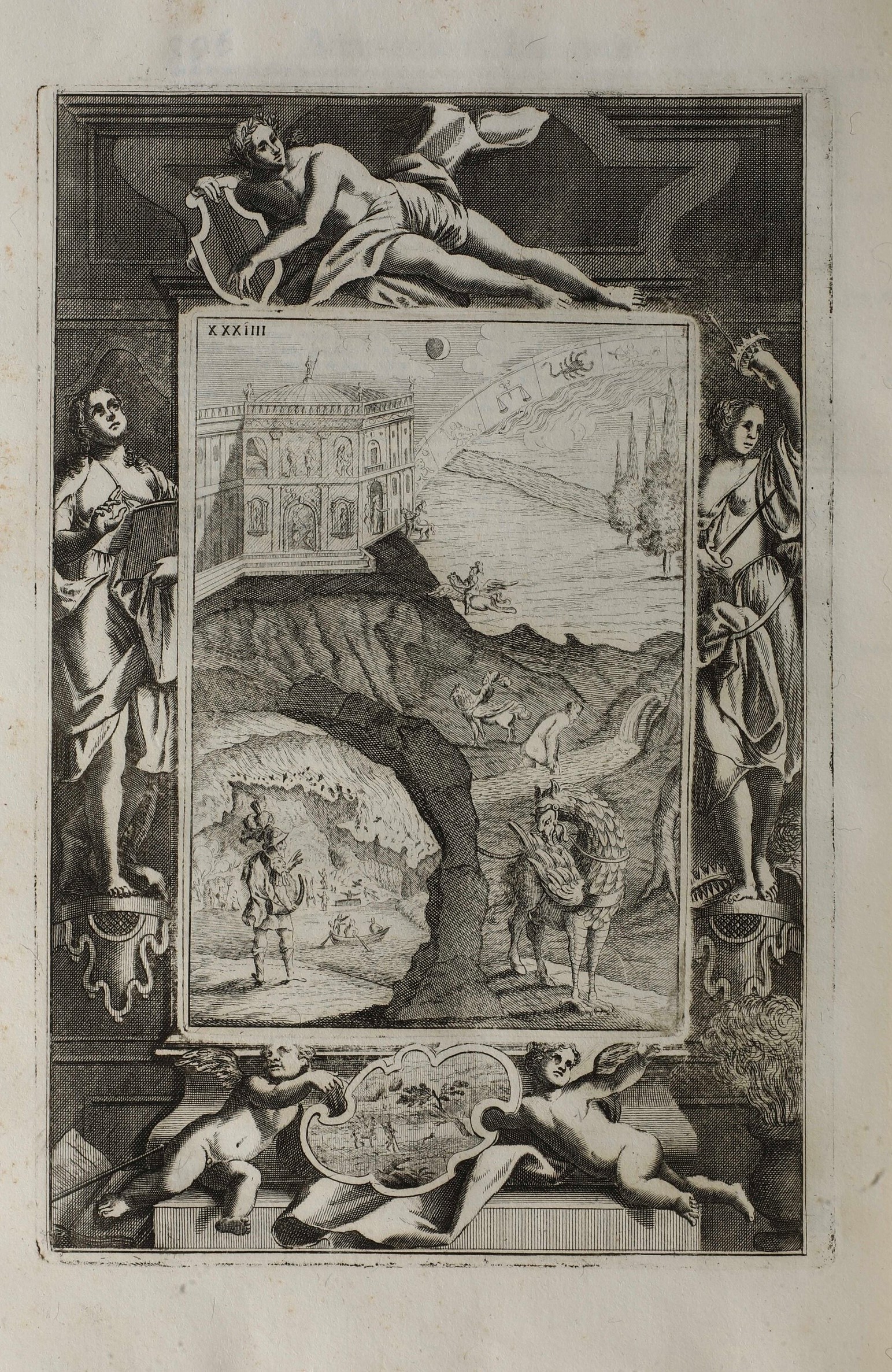 Ariosto Ludovico (1474-1533) Orlando Furioso..in Venezia, nella Stamperia di Stefano Orlandini, 1...
