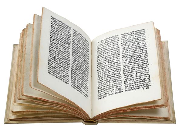 Augustinus Aurelius (Santo) (354-430) Sermones ad heremitas Venetiis, per Paganinus di Paganinis, 1487