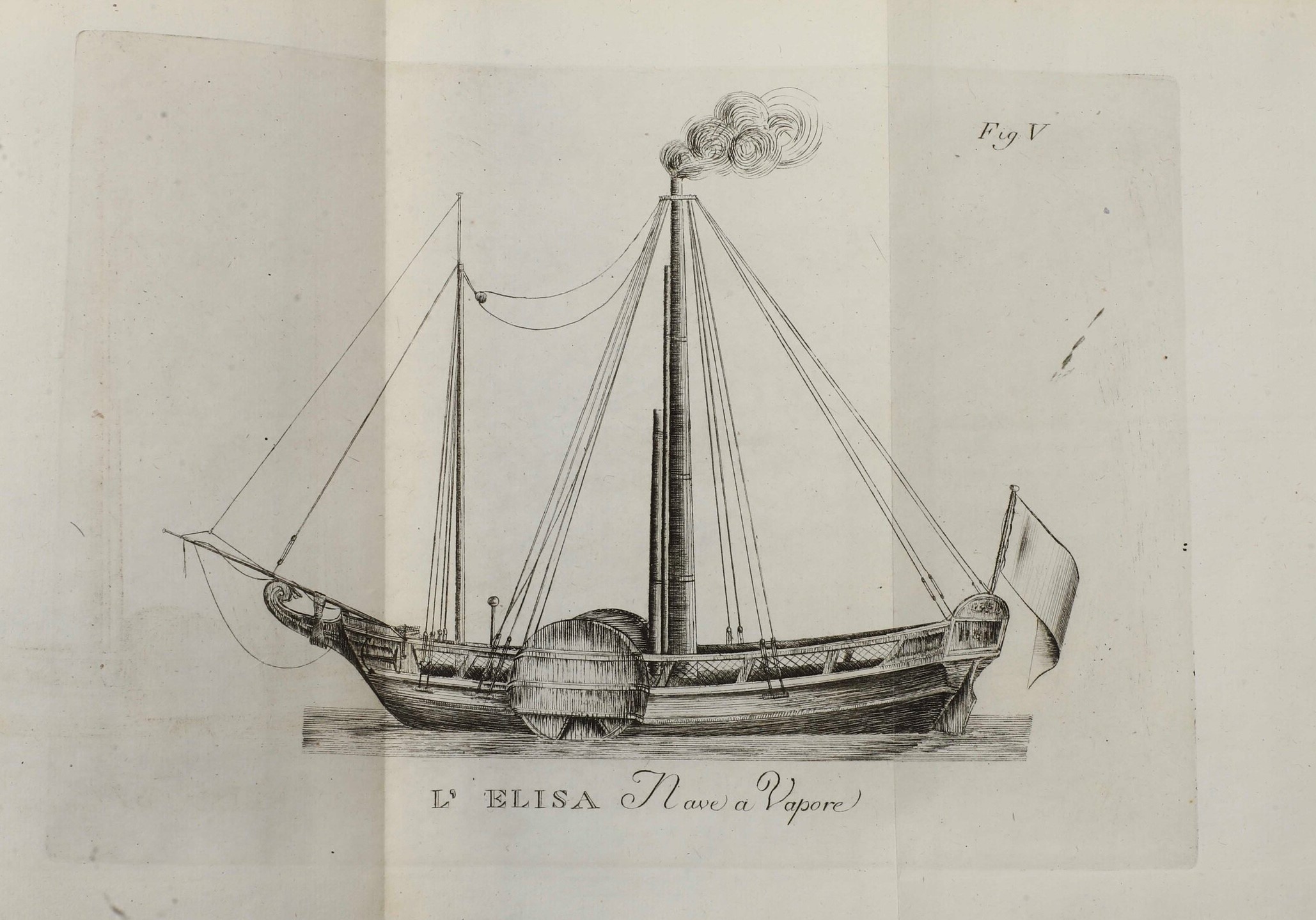Serristori Luigi (1793-1857) Sopra le Macchine-a-vapore. Saggiofirenze, Stamperia Magheri di Badi...