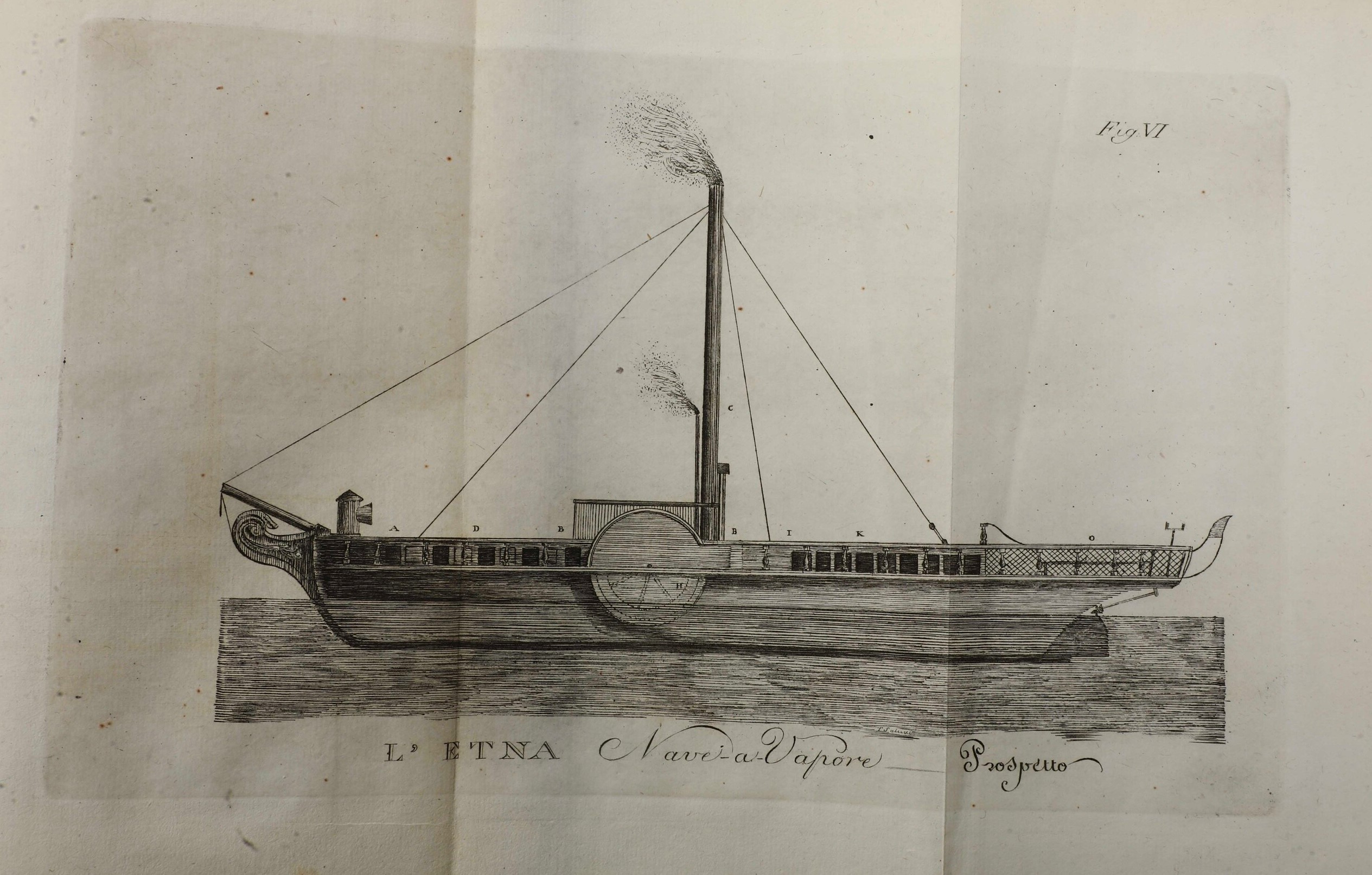 Serristori Luigi (1793-1857) Sopra le Macchine-a-vapore. Saggiofirenze, Stamperia Magheri di Badi...