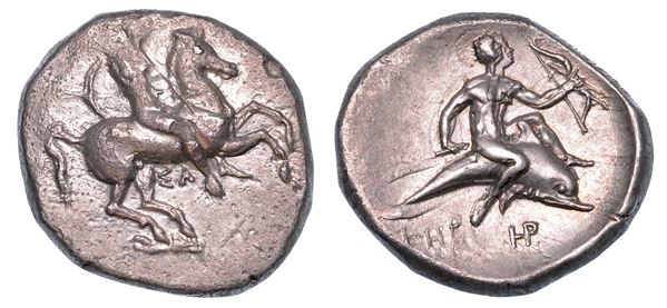 CALABRIA - TARANTO. EPOCA DI ALESSANDRO IL MOLOSSO, 334-330 A.C. Statere.
