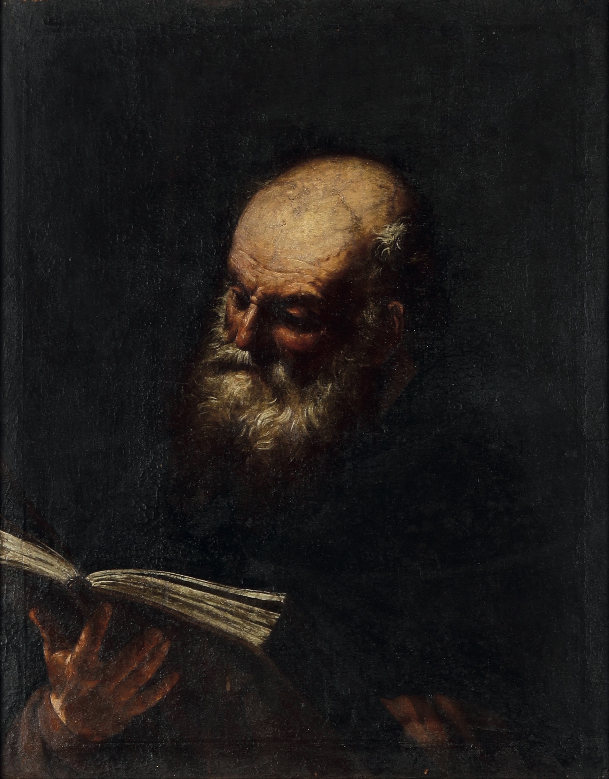 Scuola Napoletana del XVII Secolo Figura di Filosofo