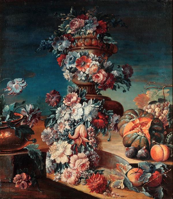 Natura morta entro paesaggio