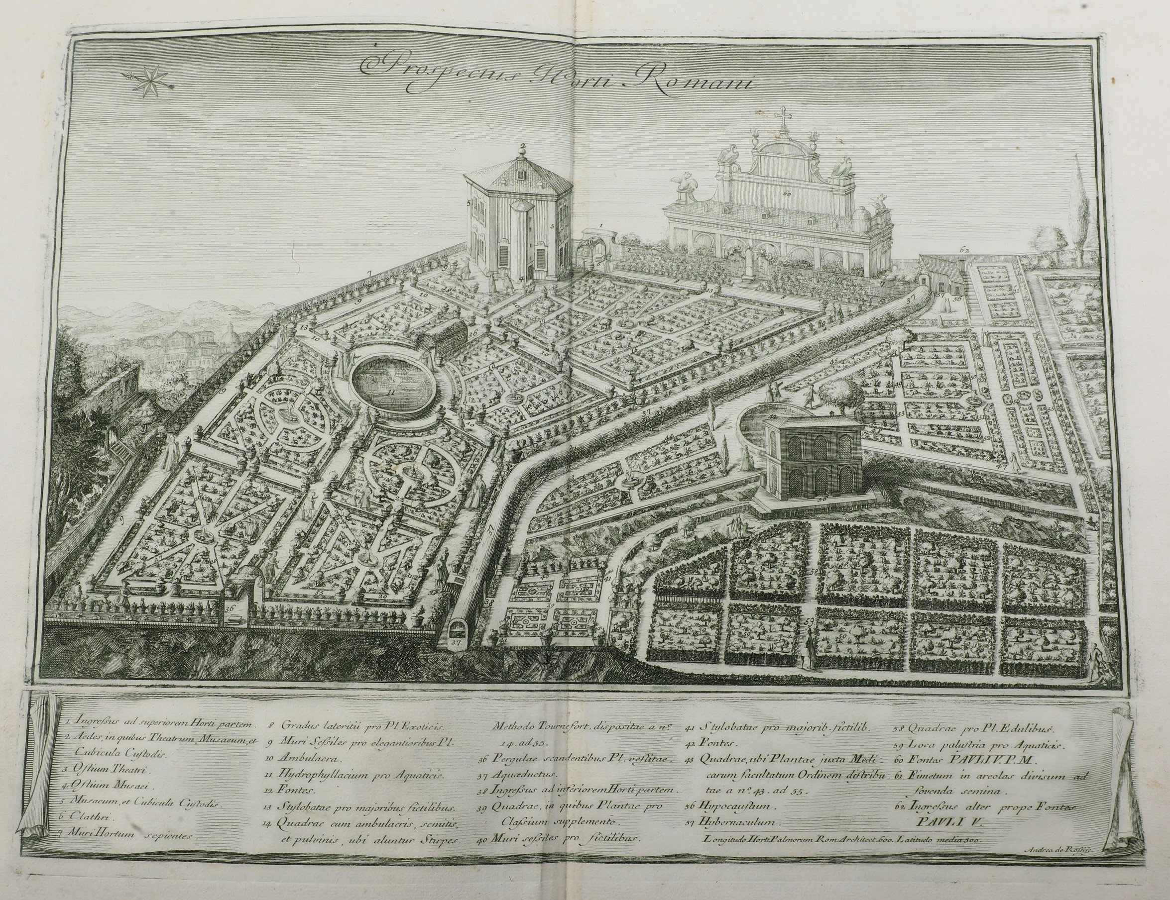 Bonelli Giorgio (1724-1803) - Martelli Niccolò (1735-1829) Hortus Romanus Iuxta Systema Tournefor...
