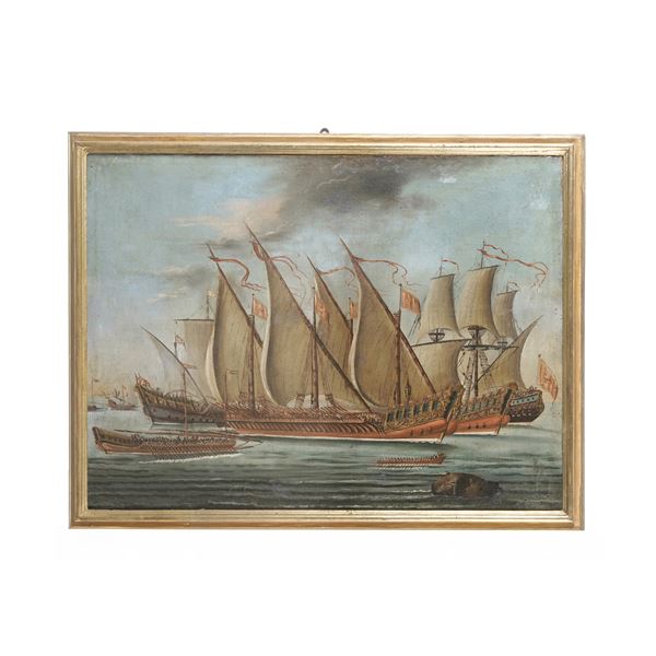 Scuola veneta del XVIII secolo Velieri