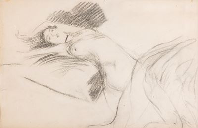 Donna Nuda Coricata