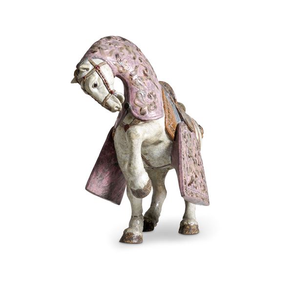 Grande figura di “Cavallo Orientale” Spagna, Valencia, Manifattura di Lladro, 1971-1986 