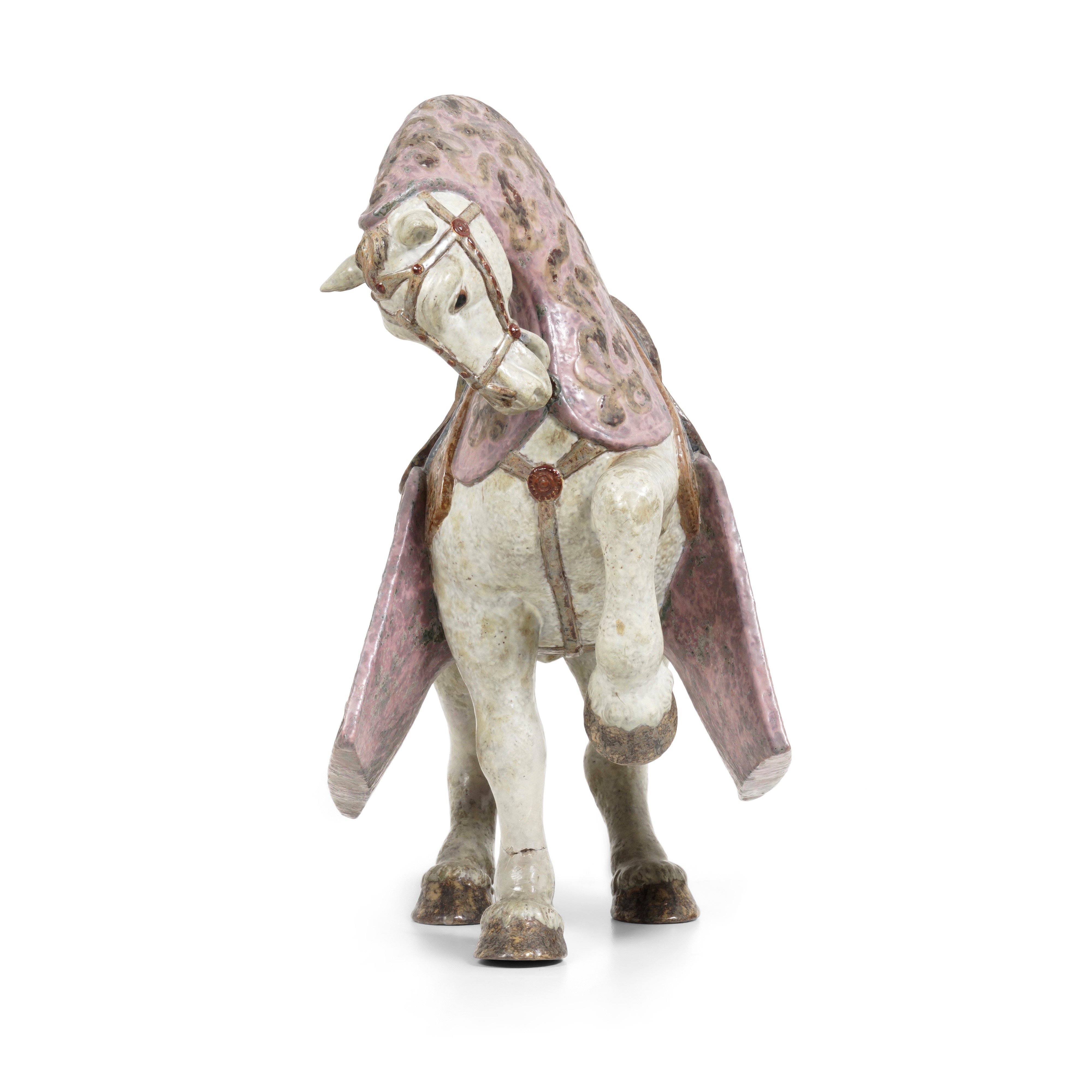 Salvador Furió, Grande figura di Cavallo orientale in porcellana