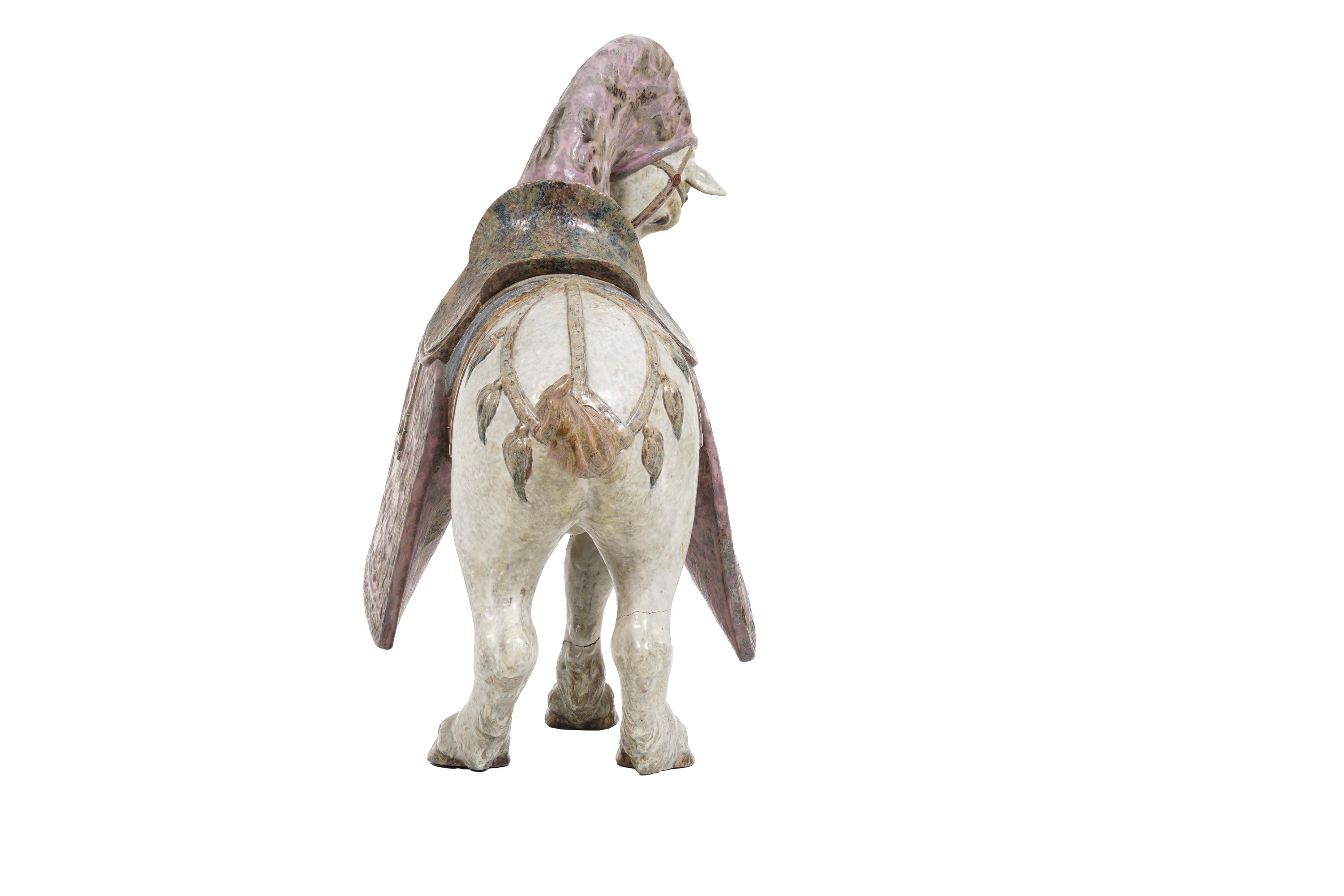 Salvador Furió, Grande figura di Cavallo orientale in porcellana
