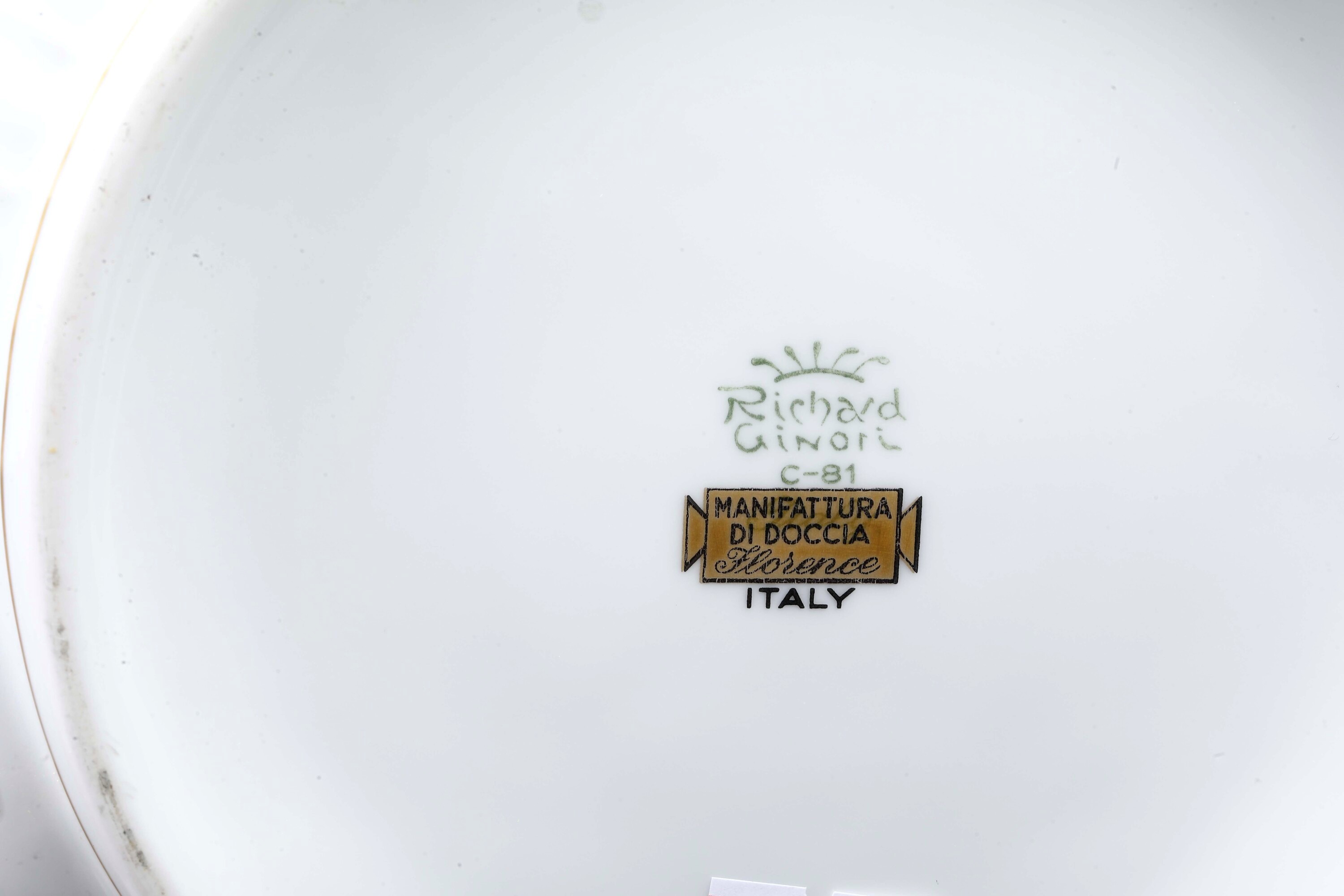 Servizio da Tavola Doccia, Manifattura Richard Ginori, XX Secolo