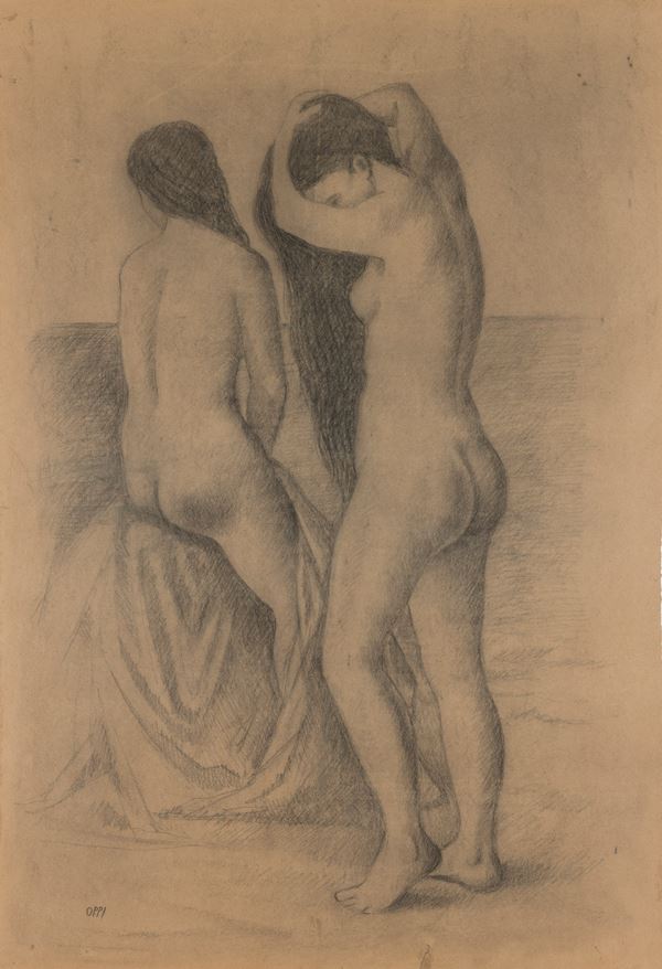 Ubaldo Oppi - Due donne