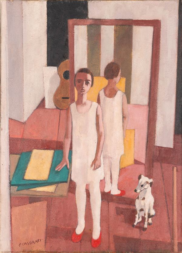Felice Casorati - Fanciullo nello studio