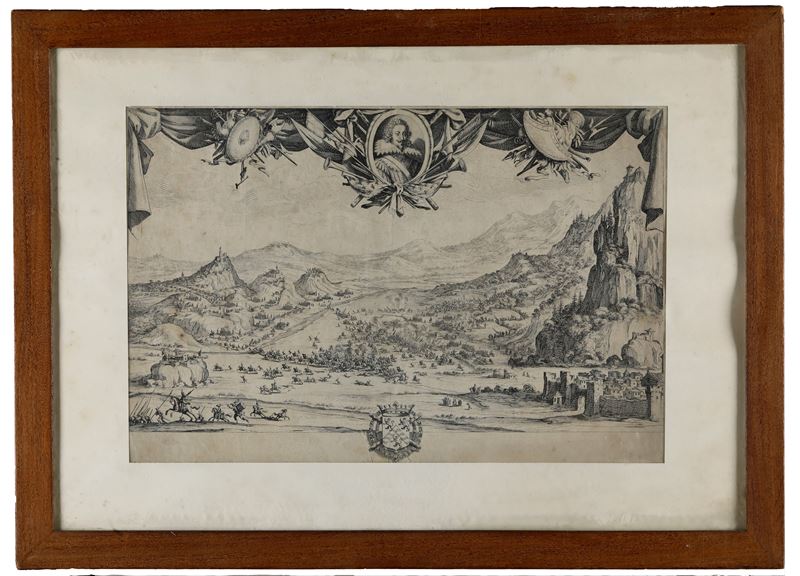 Callot Jaques (1592-1635) Combat d'Avigliano  - Auction Antiques - Cambi Casa d'Aste