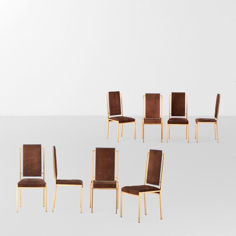 Romeo Rega : Otto sedie  - Asta Design - Cambi Casa d'Aste