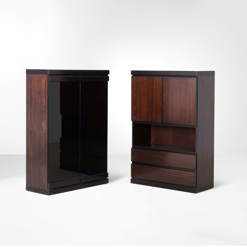 Angelo Mangiarotti : Due mobili contenitori  - Auction Design Lab - Cambi Casa d'Aste