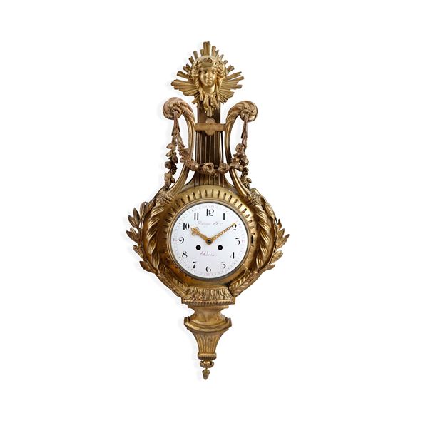 Orologio cartel. Raingo frères, Francia, XIX secolo