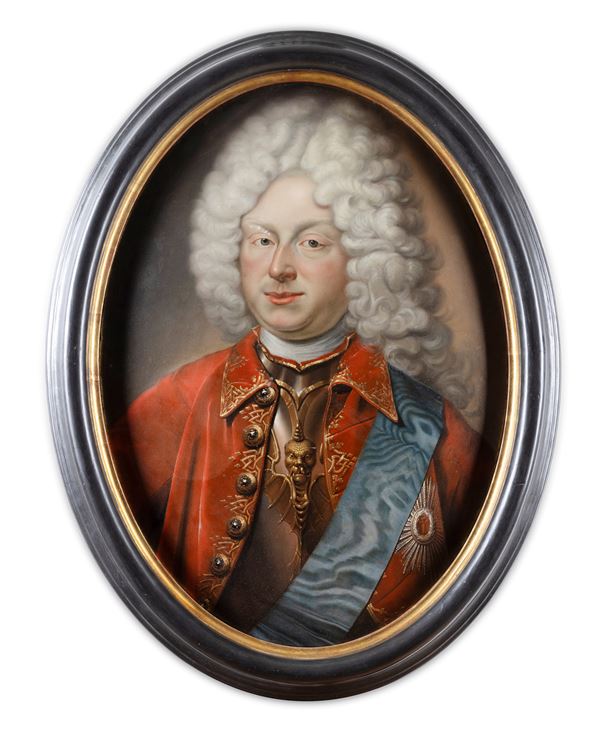 Scuola tedesca del XVIII secolo Ritratto di Federico III, duca di Sassonia-Gotha-Altenburg