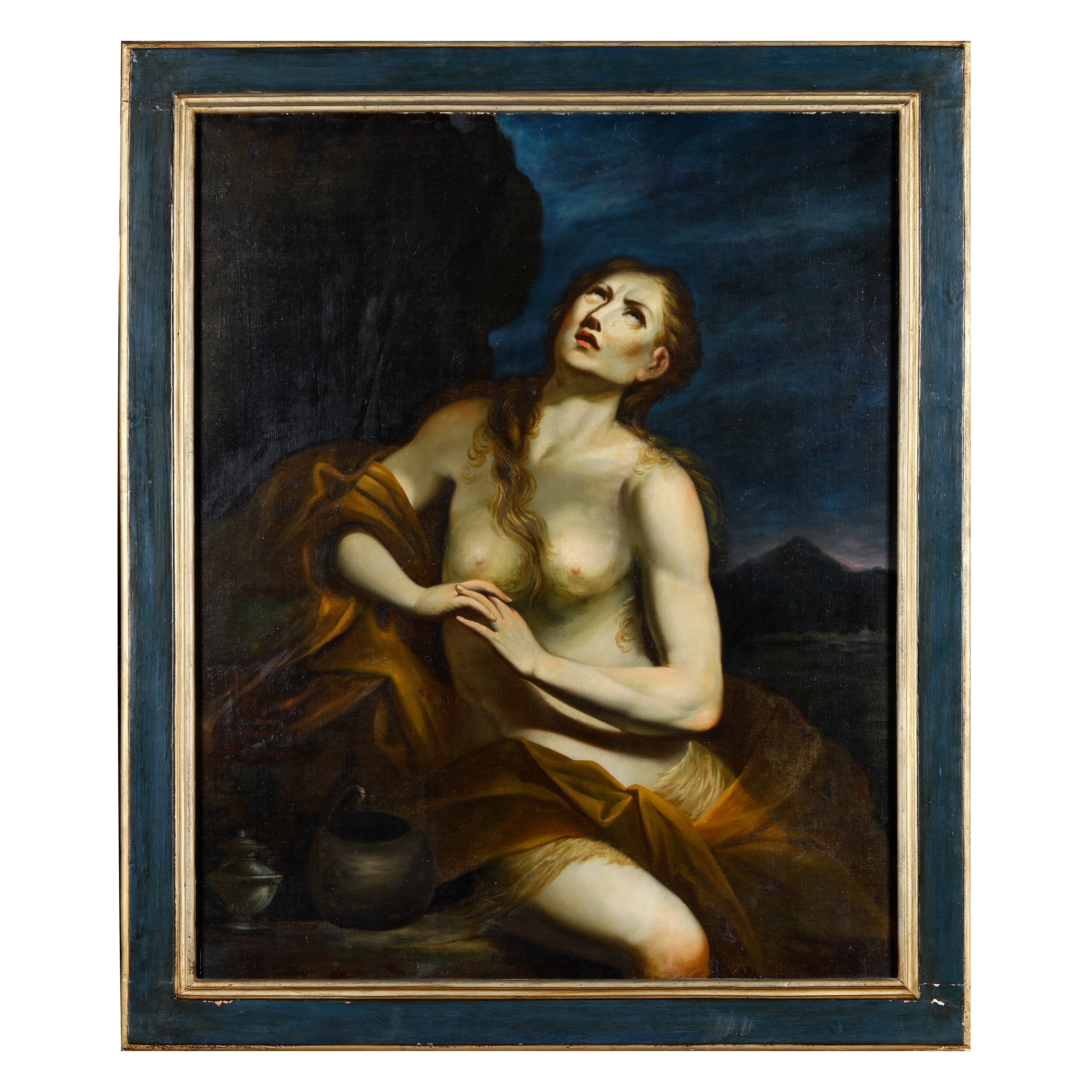 Scuola del XVII-XVIII secolo Maddalena penitente