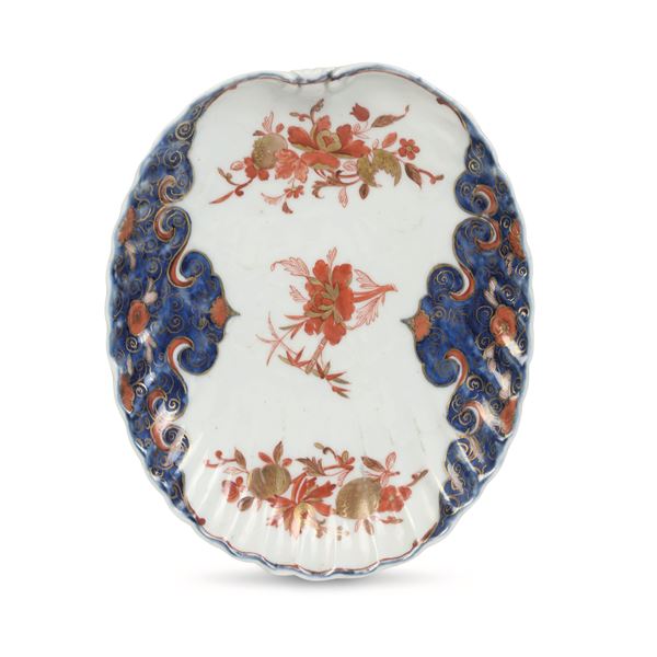 Vassoietto a forma di valva  Venezia, Manifattura Cozzi, 1770 circa 