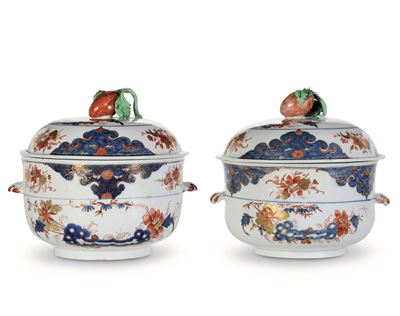 Coppia di Legumierevenezia, Manifattura Cozzi, 1770 Circa