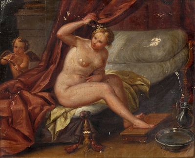 Scuola del XVIII-XIX Secolo Venere e Amore