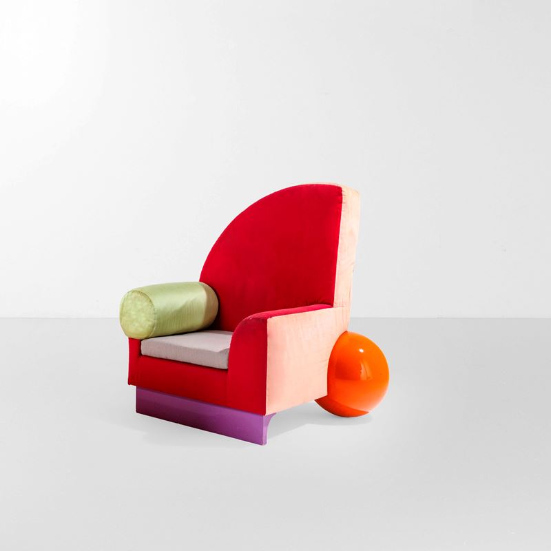 Peter Shire : Poltrona mod. Bel Air  - Asta Design - Cambi Casa d'Aste