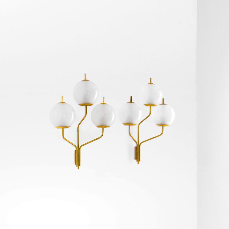 Stilnovo : Due lampade a parete  - Asta Design - Cambi Casa d'Aste