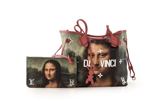 Louis Vuitton, Borsa Neverfull Mona Lisa by Jeff Koons