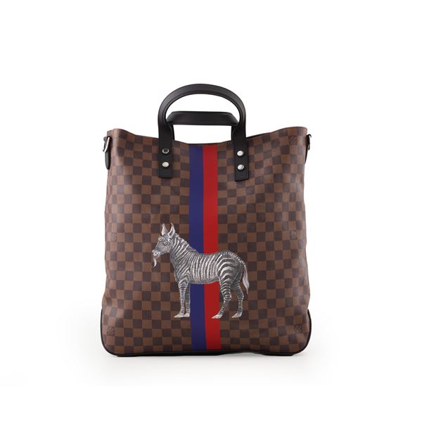 Louis Vuitton, Tote Bag Atlas Savane Ebene Zebra