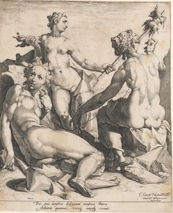 Muller Herman Jansz (1571-1628) Le tre parche... secolo XVII