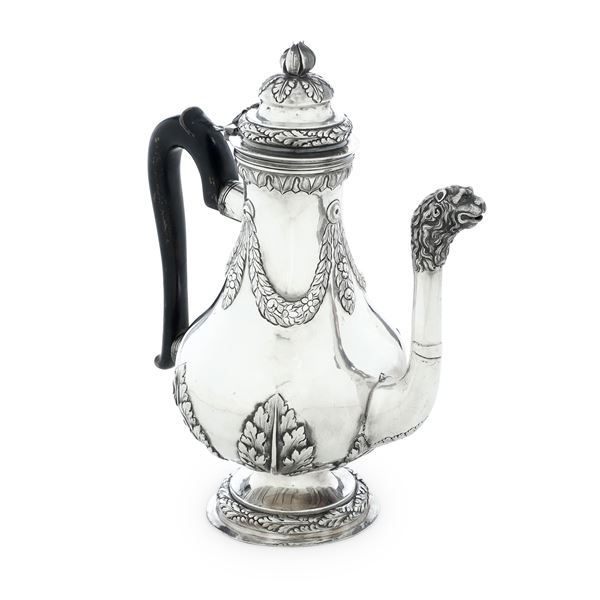 Genova, fine del XVIII secolo, marchio dell'argentiere (consunto di difficile lettura) marchio di ricontrollo  [..]