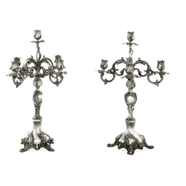 Germania, inizi del XX secolo Coppia di candelabri