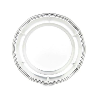 Argenteria italiana, Piatto in argento fuso e sagomato (prima metà del XX secolo)